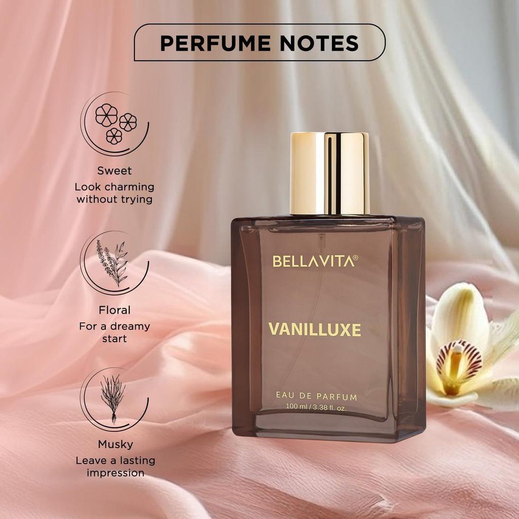 BELLAVITA Vanilluxe | Long Lasting | 100ml | Perfume for Man and Woman |