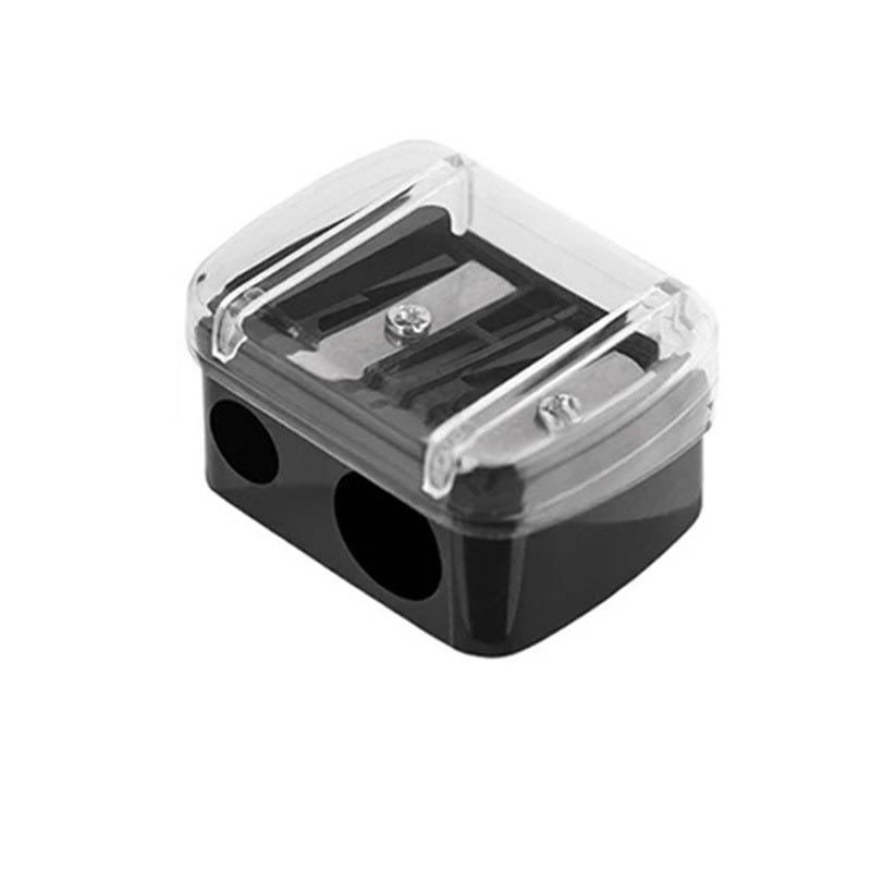 Точилка для карандашей с двойными отверстиями, многоцелевая механическая точилка для карандашей для макияжа, косметические офисные школьные принадлежности