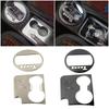For Kia Sportage R 2011-2015 Gear Shift Panel Water Cup Holder Cover Trim Interior Moulding Stainless Steel Protection