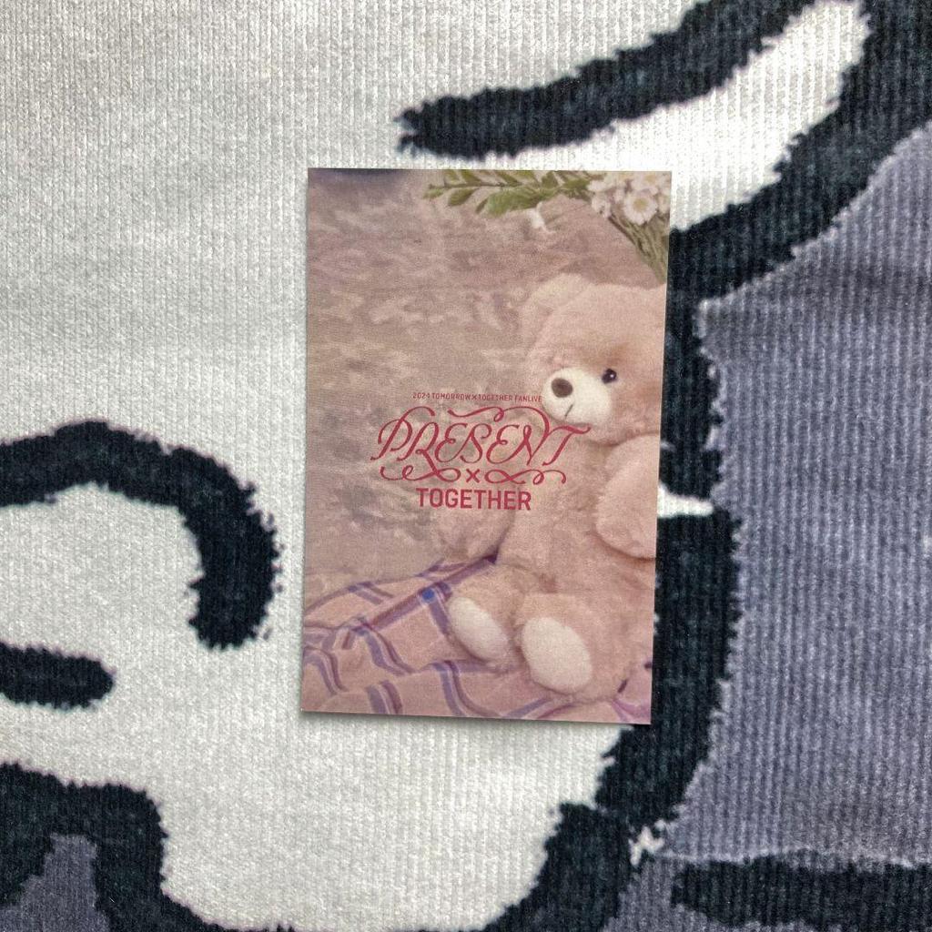 [USED] TXT MOAZONE FANLIVE Taehyung trading card (1 piece)