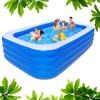 [New for 2025] Large 4-Layer Inflatable Pool for Home Use, Ideal for IndoorRooftopVerandaGardenOutdoor Use, PVC Material, Airtight, Double-Layer