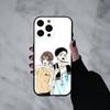 Молодежный манга чехол для телефона B-Blue Box для iPhone 17pro,16,15,14,13,12,11 Plus,Pro Max,XS,Мягкий силиконовый черный чехол