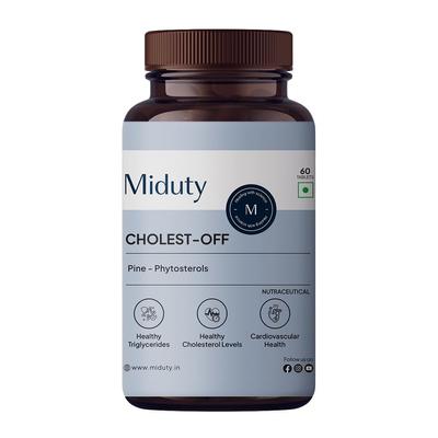 Добавка для снижения холестерина (60 кап), Cholest-Off,  Miduty