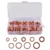 Copper Washer Flat Ring Seal Gasket Set Heat Resistance High Hardness
