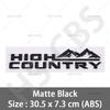 ABS High Country Emblem Rear Trunk Logo High Country  Badge Auto Body Decal Car Fender Stickers Styling Accessories