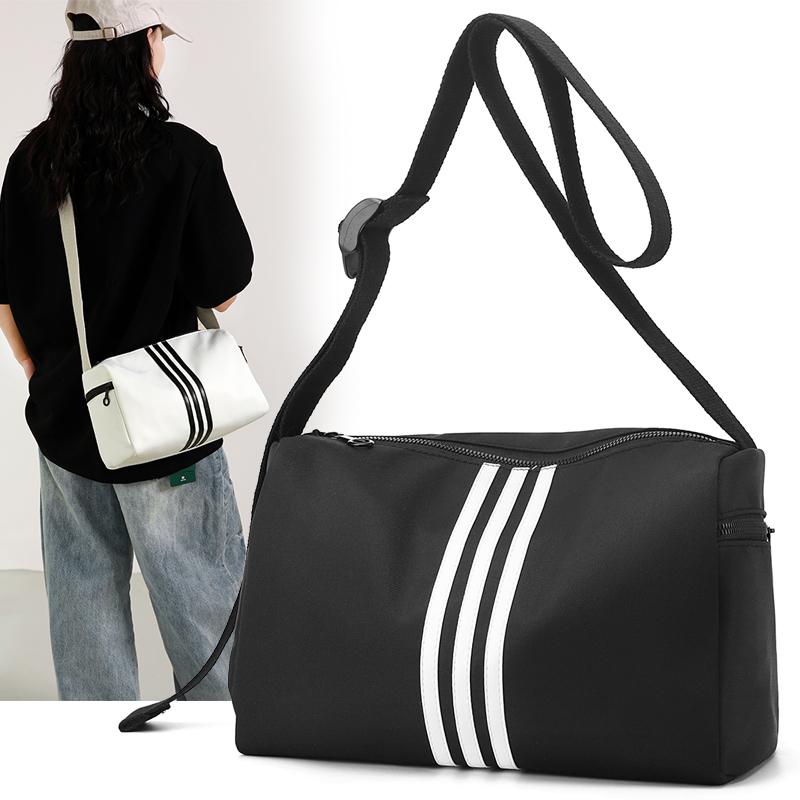 Unisex Oxford Shoulder Bag Compact Square Crossbody Sling for Sports & Daily Use Underarm Bag