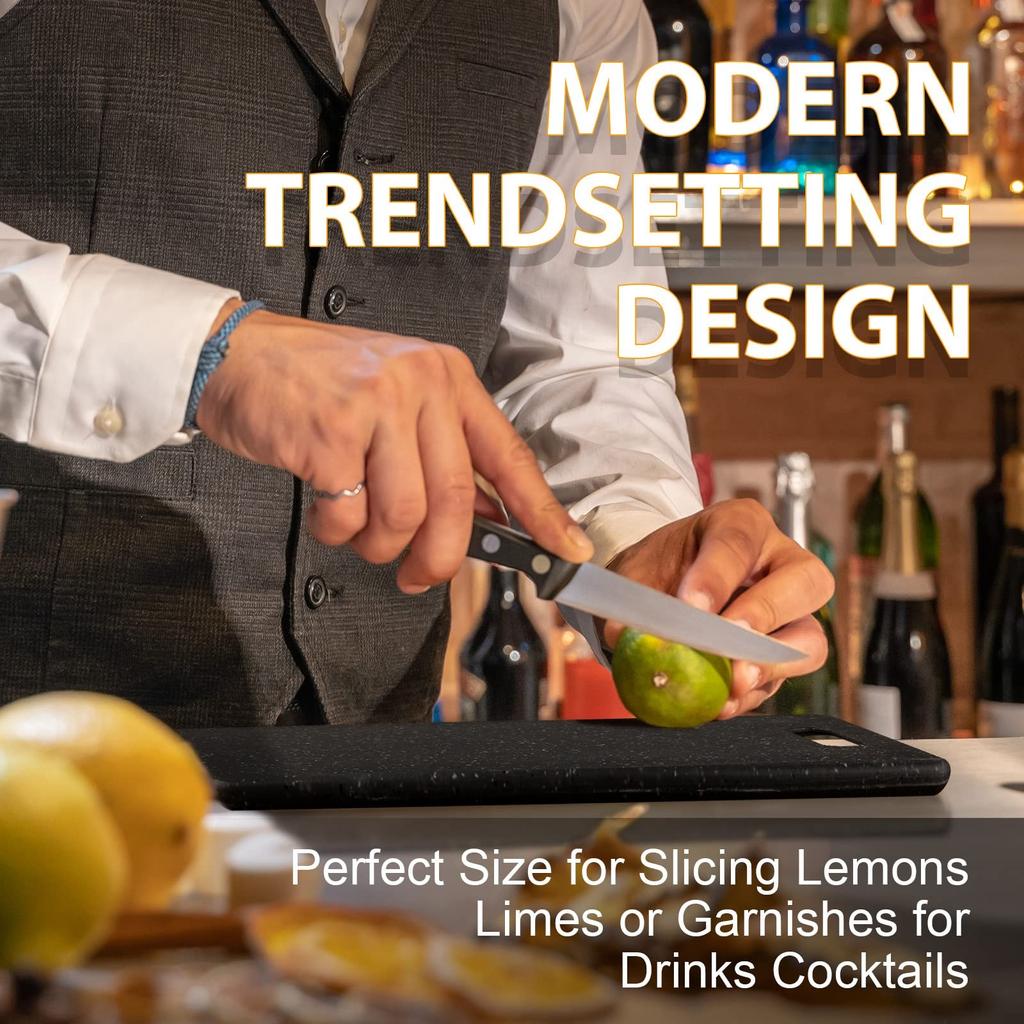 Plastic Stone Cutting Board,, Kitchen Cutting Board, Dishwasher Safe, Easy To Clean And Grip Chopping Boards For Meat Veggies