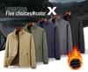 Men's Korean Style Casual Outdoor Sports Jacket - Velvet Thickened Coat, Model 8919.