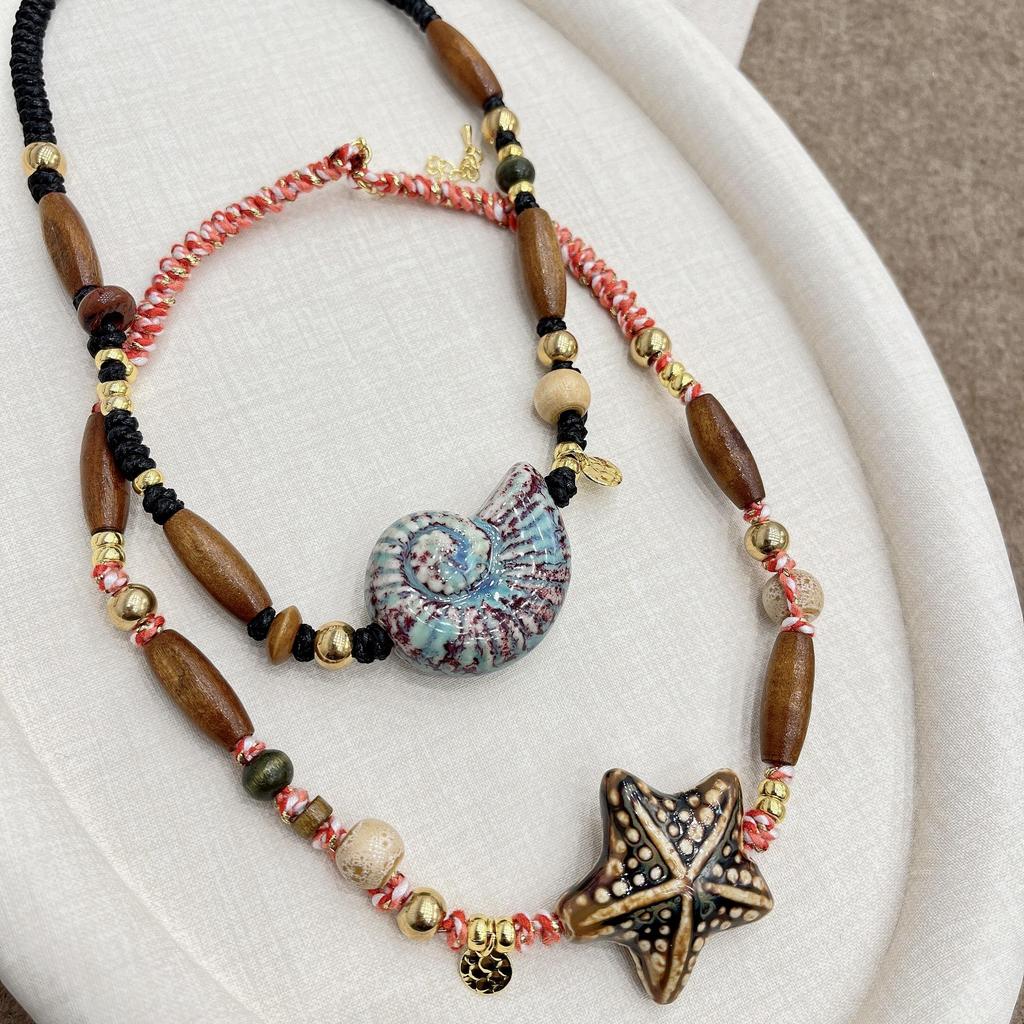 Длинное ожерелье в стиле ретро для женщин: Уникальный нишевый дизайн, высококачественная цепочка для свитера, универсальный аксессуар для осени и зимы