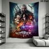 The Witcher 3 Wall Hanging Printed Fabric Blanket Decorative Tapestries for Bedroom Living Room Home Decor