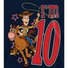 Toy Story Childrens/Kids I'm 10 Woody Birthday Pullover Hoodie