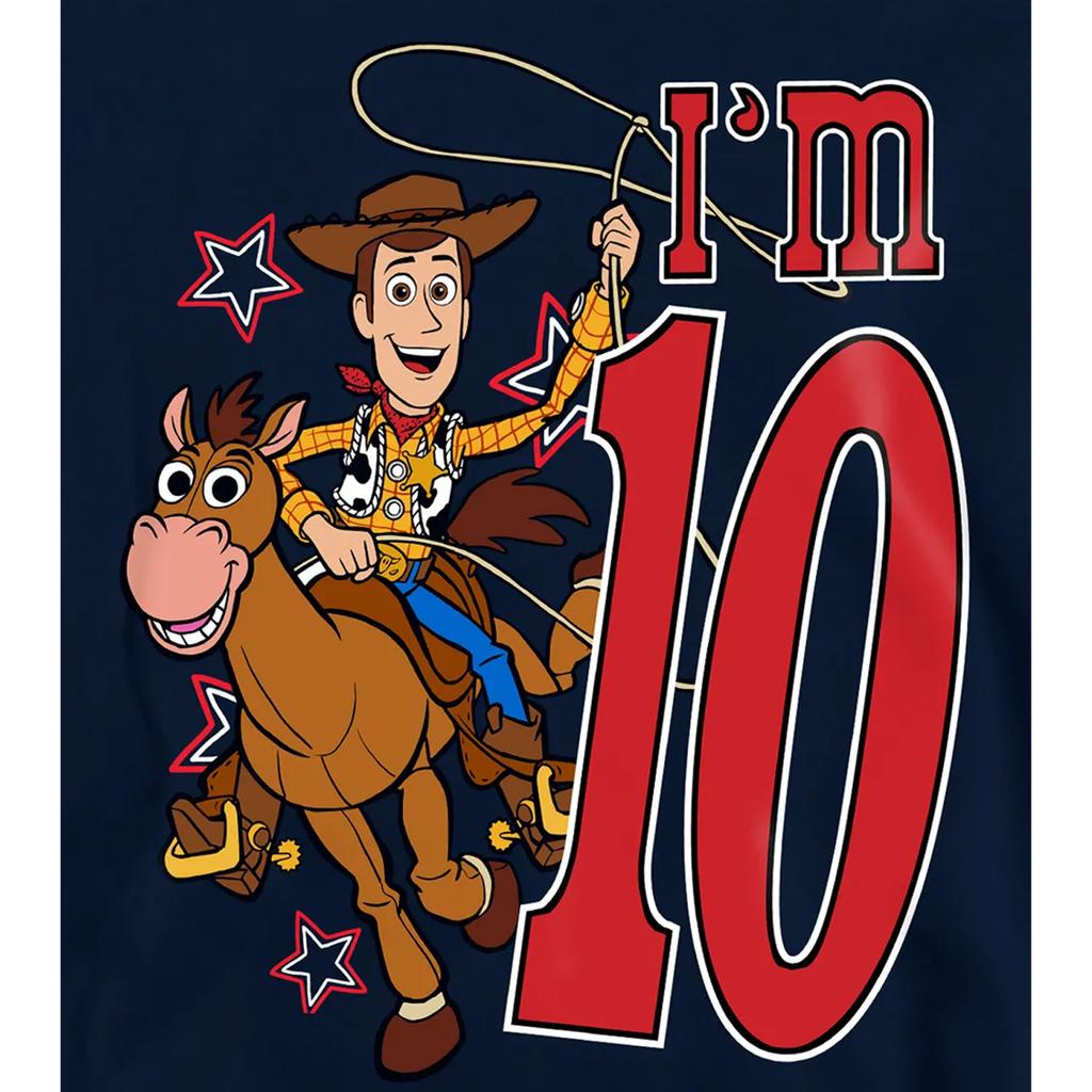 Toy Story Childrens/Kids I'm 10 Woody Birthday Pullover Hoodie
