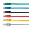 Patchcord RJ45, Netrack molded cover, cat. 5e UTP, 0.25m gray