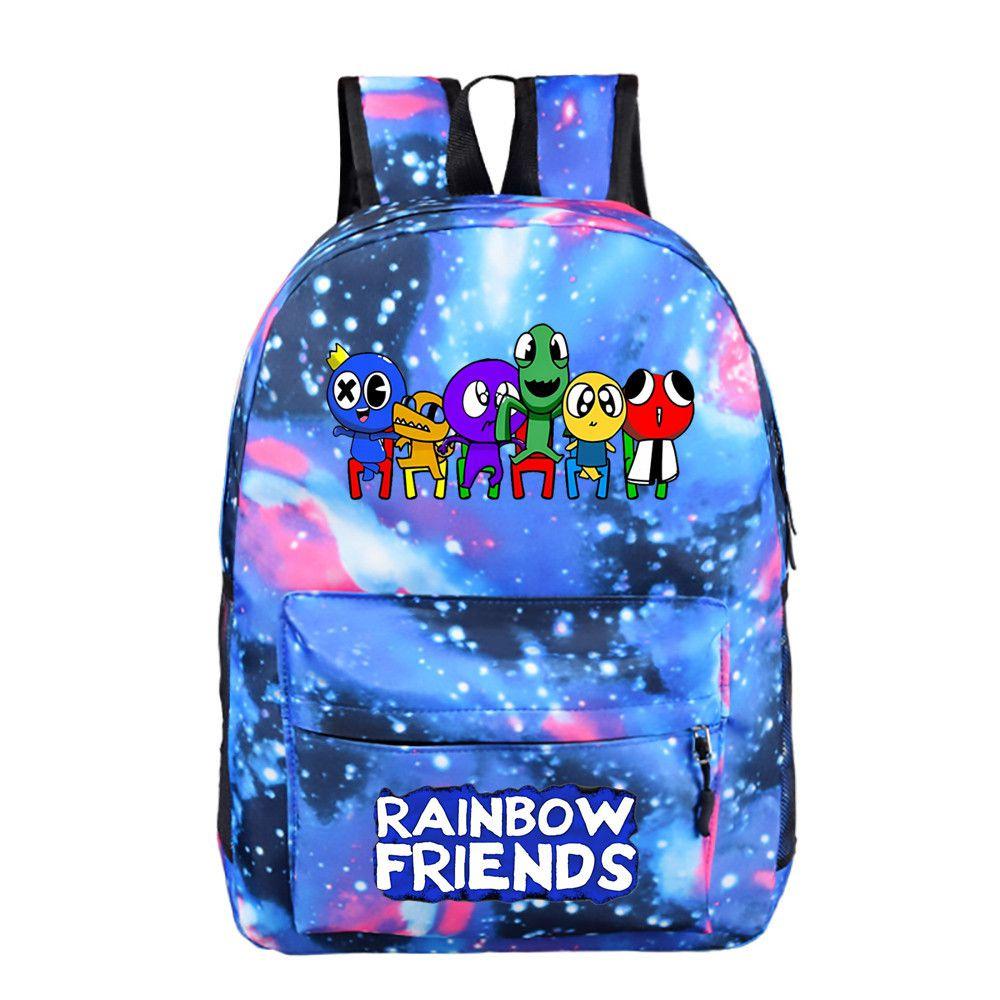 Рюкзак для студентов большой вместимости Roblox Rainbow Friends, сумка для книг
