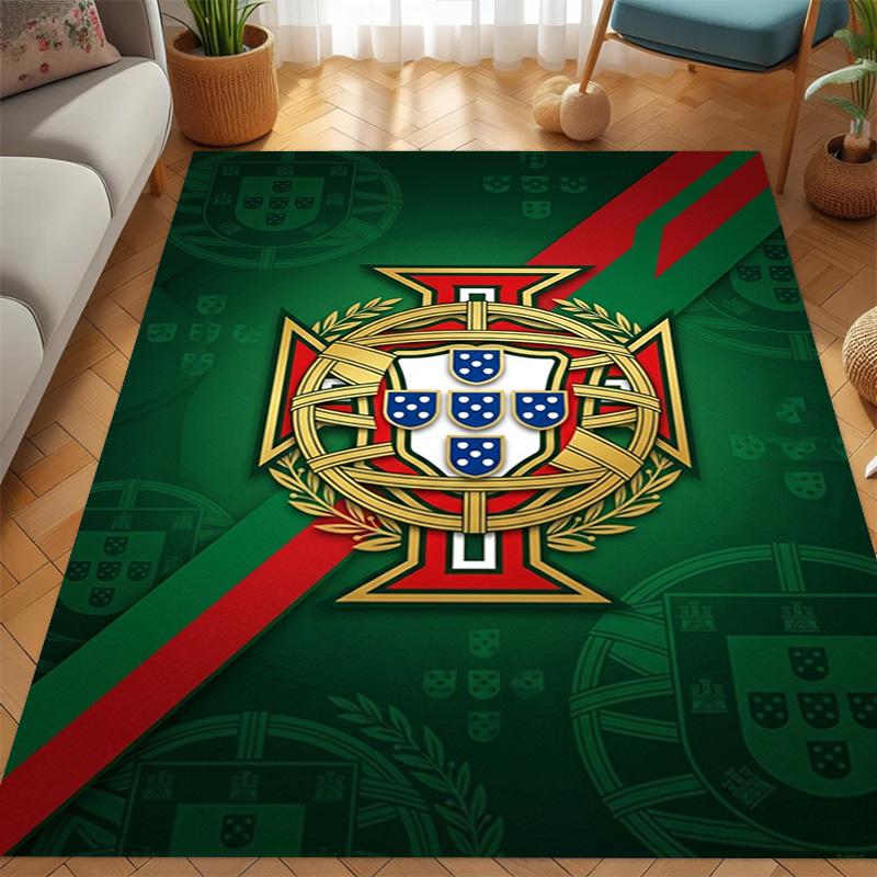 Portuguese Heritage Emblem carpet Living room and bedroom mats Home Decor Christmas gifts Office chair cushion Bathroom mat