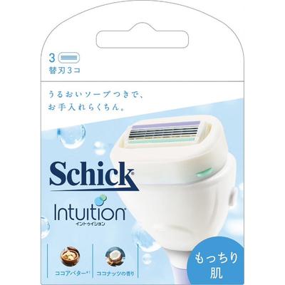 Sic japan Cic. INTuition для влажной кожи, 3 сменных лезвия Сменные лезвия для женщин Женские бритвы При замене лезвия будьте осторожны, чтобы не пораниться