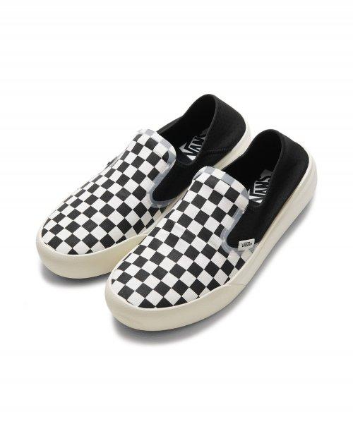 Vans ComfyCush One - (шахматная доска) черный:Зефир VN0A45J5R6R1