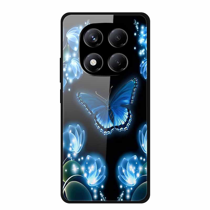 Роскошный Чехол Для Redmi Note 14 Pro 4G Чехол Из Закаленного Стекла Для Xiaomi Redmi Note14 Pro 4G Чехлы Для Телефона Модный Защитный fundas