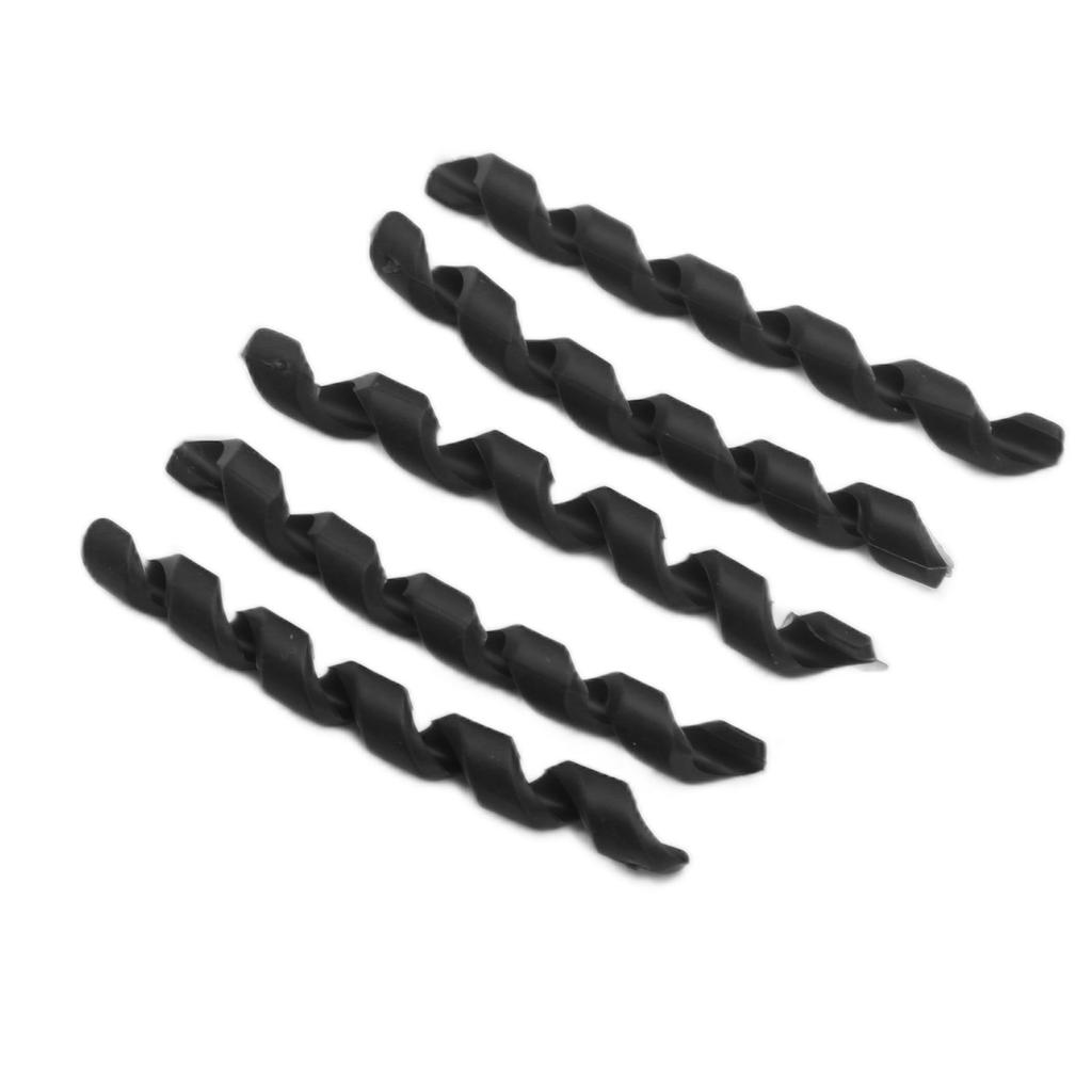 5Pcs Bicycle Line Protector Threaded TPR Elastic Rubber Easy Install Bicycle AccessoriesBlack