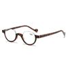 Women Men Retro Blue Light Blocking Eyewear New Stylish Half Frame Reading Glasses Fashion Round Ultralight Far Sight Eyeglasses