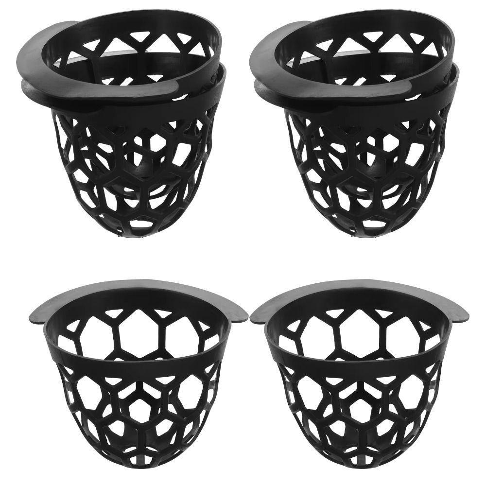 6Pcs Black Billiard Ball Storage Pocket Plastic Billiard Basket Pool Table Pocket For Pool Tables