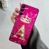 Чехол с надписью «King Crown Letter», красный, розовый, золотой, с бриллиантами для Samsung Galaxy S23 S22 S21 S20 Fe Ultra S10 S9 S8 Plus Note 20ultra 10plus