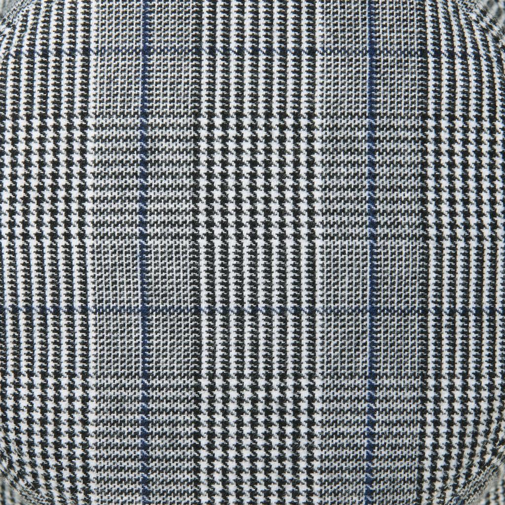 MUJI шляпа из матовой фланели, панама унисекс для взрослых DB0QKA3A серая клетка 56,5-59 см