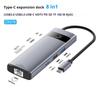 Многопортовые хабы Type-C с выходом 4K HDTV, быстрой зарядкой PD100W, USB 3.0 и Gigabit Ethernet