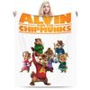 Alvin and the Chipmunks Accessories Blanket Lightweight Thin Flannel  Throw Blanket Cozy Quilt