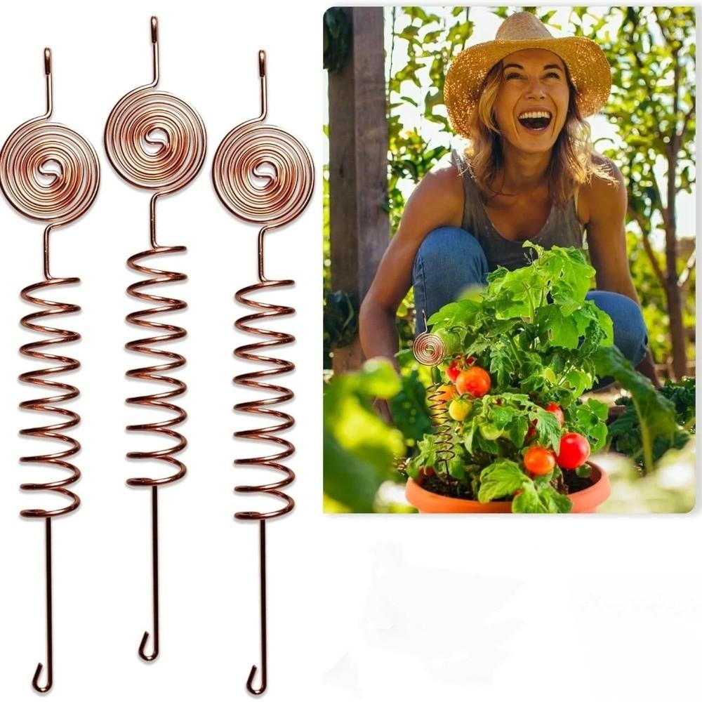 3PCS Durable Electroculture Plant Stakes Multi-purpose Bonsai Fixing Rod Garden Plants
