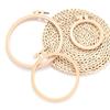 2/6pcs Plastic Embroidery Cross Stitch Hoops Embroidery Hoop Ring Frame Adjustable Sewing Tools 9/12/16/20/24/26.5cm Rings