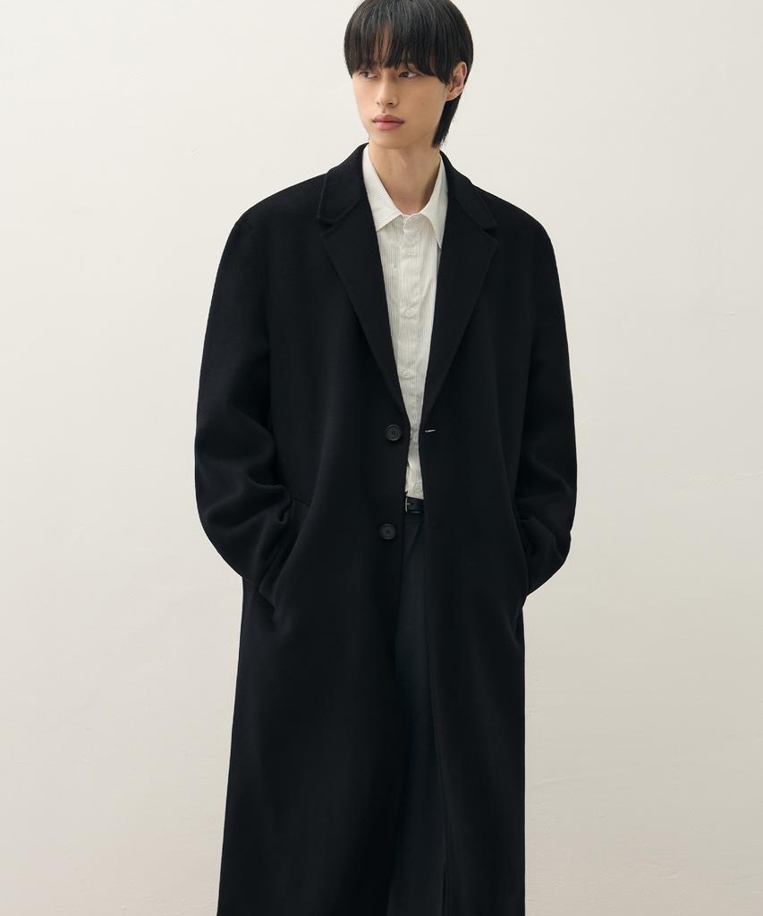 Draw Fit [Draw Fit X Noier] Handmade Cashmere Single Coat