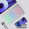 Светящаяся беспроводная Bluetooth-клавиатура и бесшумная мышь для iPad, планшета - Портативный набор высокой ценности