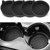 2Pcs 8cm Soft Silicone Car Cup Coaster Anti-Slip Cup Holder Waterproof Non-Slip Sift-Proof Spill Saucer Car Interior Accessories
