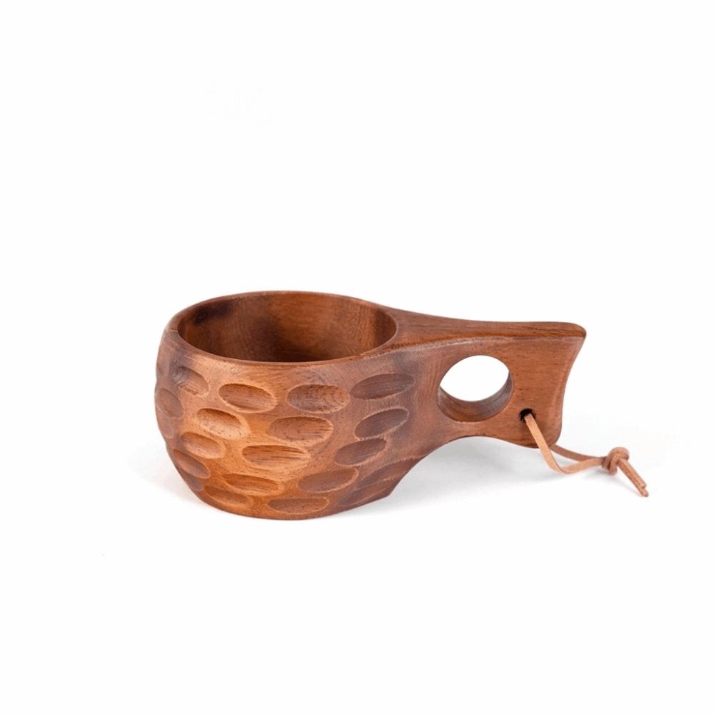 200ml Milk Cup Wood Beverage Mug Handcrafted Drinking Mug Camping Use