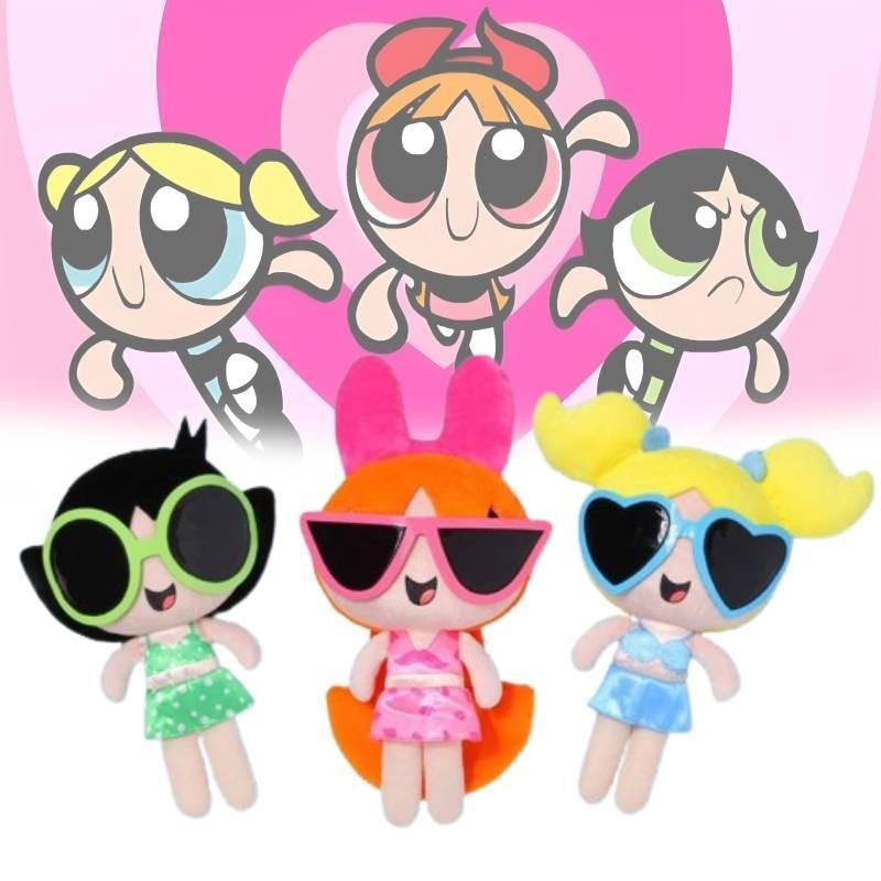 Очаровательная плюшевая кукла Пауэрпафф Герлз Бабблс, мультяшная мягкая игрушка, идеально подходящая для девочек