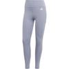 adidas Леггинсы для фитнеса Essentials высокой интенсивности 7/8 со средней посадкой, женские брюки серебристо-серого фиолетового цвета IC8301