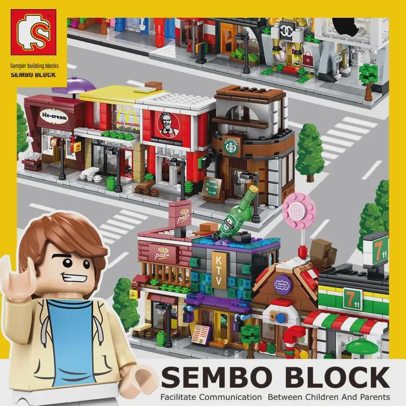 Мини-конструкторы Semper Street View: Совместимая с Lego игрушка для детей 6-16 лет