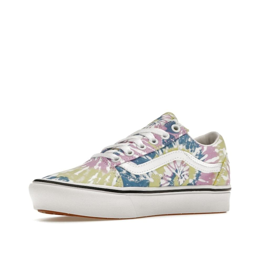 Vans Кроссовки унисекс Old Skool ComfyCush Tie-Dye Разноцветная орхидея True-White VN0A3WMA49L