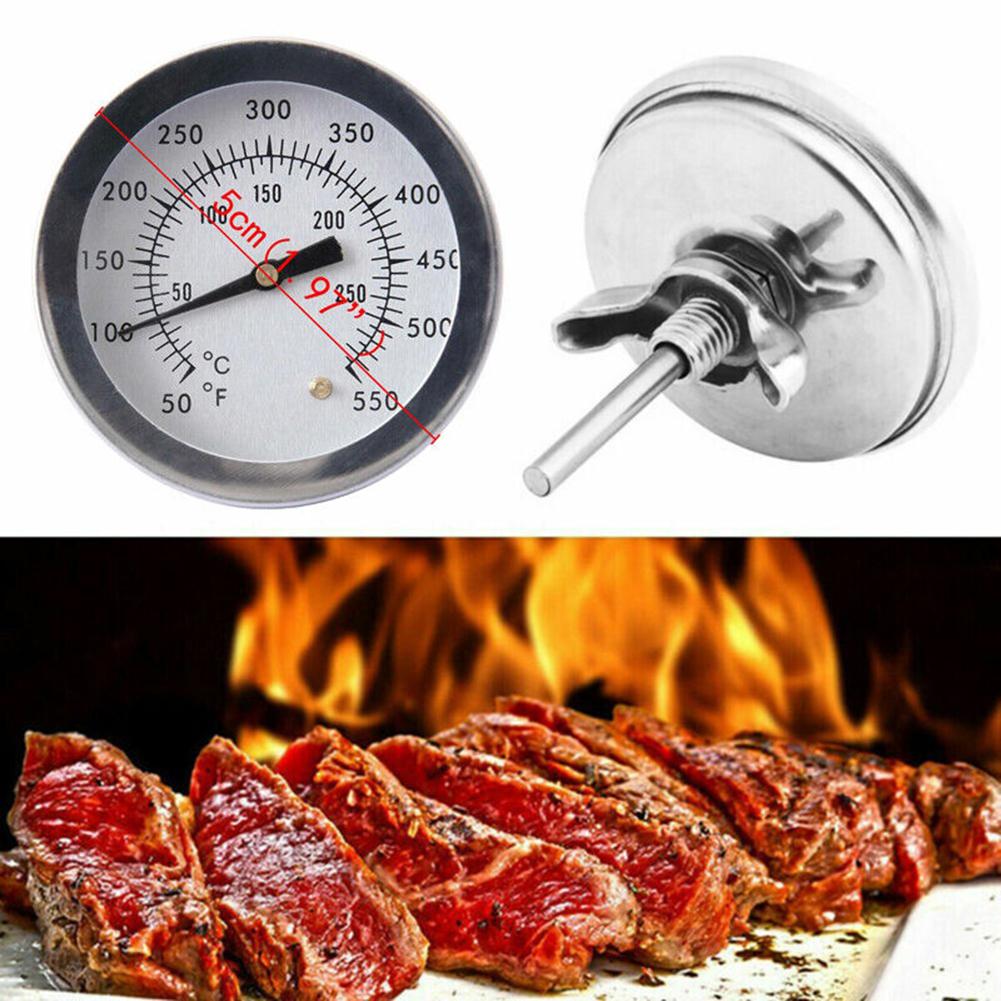 550 ℉ термостат для барбекю, инструмент для барбекю, нержавеющая сталь