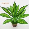 1Bouquet 12 Heads Artificial Plant Sago Cycas Leaves Home Bonsai Decoration Accessories