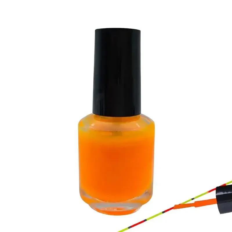 Краска для поплавков для рыбалки Флуоресцентная жидкая краска для самостоятельного ремонта Индикаторная краска Профессиональный ремонт снастей Быстросохнущая краска Инструменты для ремонта рыбалки