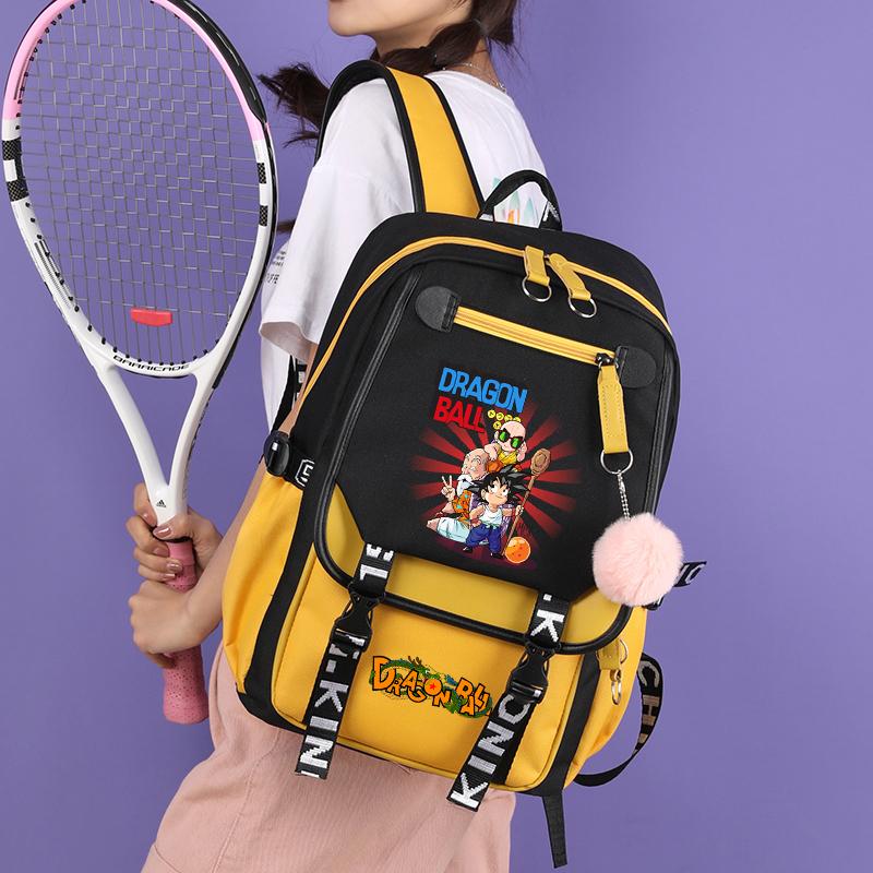 Аниме Dragon Ball Женский мультяшный рюкзак Водонепроницаемый USB рюкзак с легкой книжной сумкой для детей Подарки Мужчины Женщины Дорожная сумка Сумка для отдыха Рюкзак