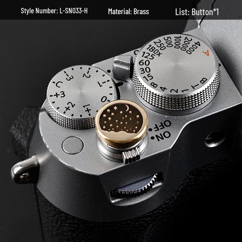 Hot Shoe Cover & Shutter Button Cap for Fujifilm XT50, X100VI, XT30 II, XM5, Nikon ZF Cameras