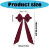 Christmas Velvet Chair Bows Tie Chair Back Ribbons Sashes Set for Weddings and Event for Enhancing Venue Elegances