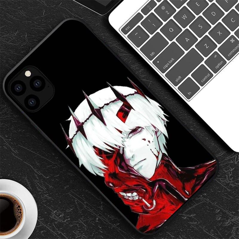 Чехол для телефона из японского аниме «Токийский гуль», Япония, обходительный чехол из ТПУ для iPhone XR X XS 11 12 13 Mini Pro Max 7 8 6 6S SE Back Fundas Coque