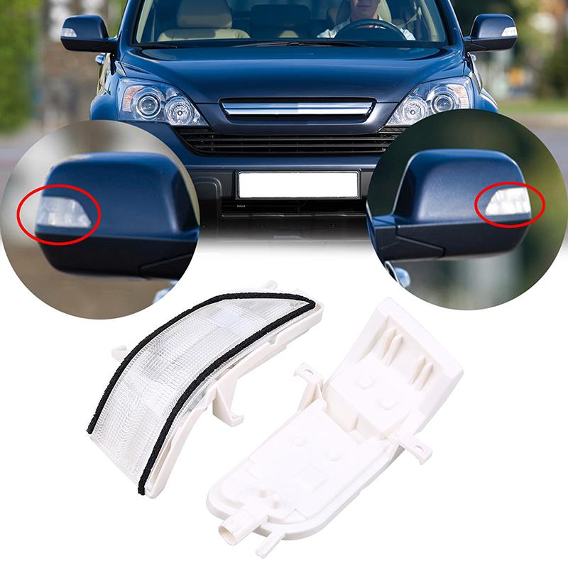 Указатель поворота на боковое зеркало заднего вида для Honda CRV 2007-2011 Светодиодные янтарные указатели поворота для Crosstour 2011-2016