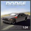 1/24 2008 Dodge Challenger Alloy Miniature Car Diecast Metal Scale Car Model Static Collection Childrens Toy Vehicle Gift
