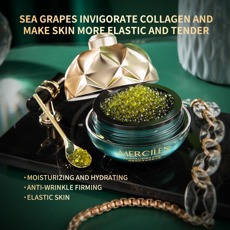 MERCILEN Sea Grape Collagen Firming Revitalizing Cream 30g Anti-Wrinkle Lightening Moisturizing Cream