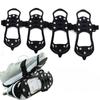 Ten Teeth Silicone Crampons Shoe Cover Snow and Ice Non-slip Silicone Rubber Ice Claw Outdoor Convenient Climbing Cleats